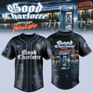Good Charlotte Motel Du Cap Tour 2026 Baseball Jersey