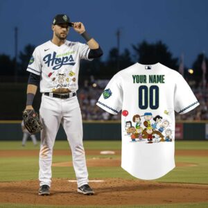 Hillsboro Hops Peanuts Night 2026 Minor Game Custom Baseball Jersey Hillsboro Hops Peanuts Night 2026 Minor Game Custom Baseball Jersey