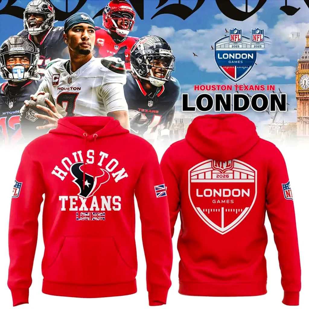 Houston Texans NFL London Game 2026 Hoodie Houston Texans NFL London Game 2026 Hoodie