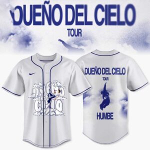 Humbe Dueño del Cielo Tour 2026 Baseball Jersey