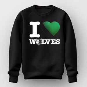 I Love Wolves Minnesota Timberwolves Nba 2026 Playoffs Shirt