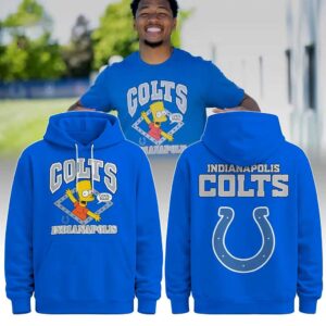 Indianapolis Colts Cool Man Bart Hoodie Indianapolis Colts Cool Man Bart Hoodie