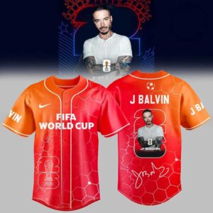 J Balvin FIFA World Cups 2026 Ember Red Jersey