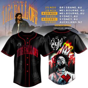 J. Cole The Fall Off Tour For Fan Baseball Jersey