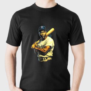 Jackie Robinson Brooklyn Baseball Legend Portrait Shirt