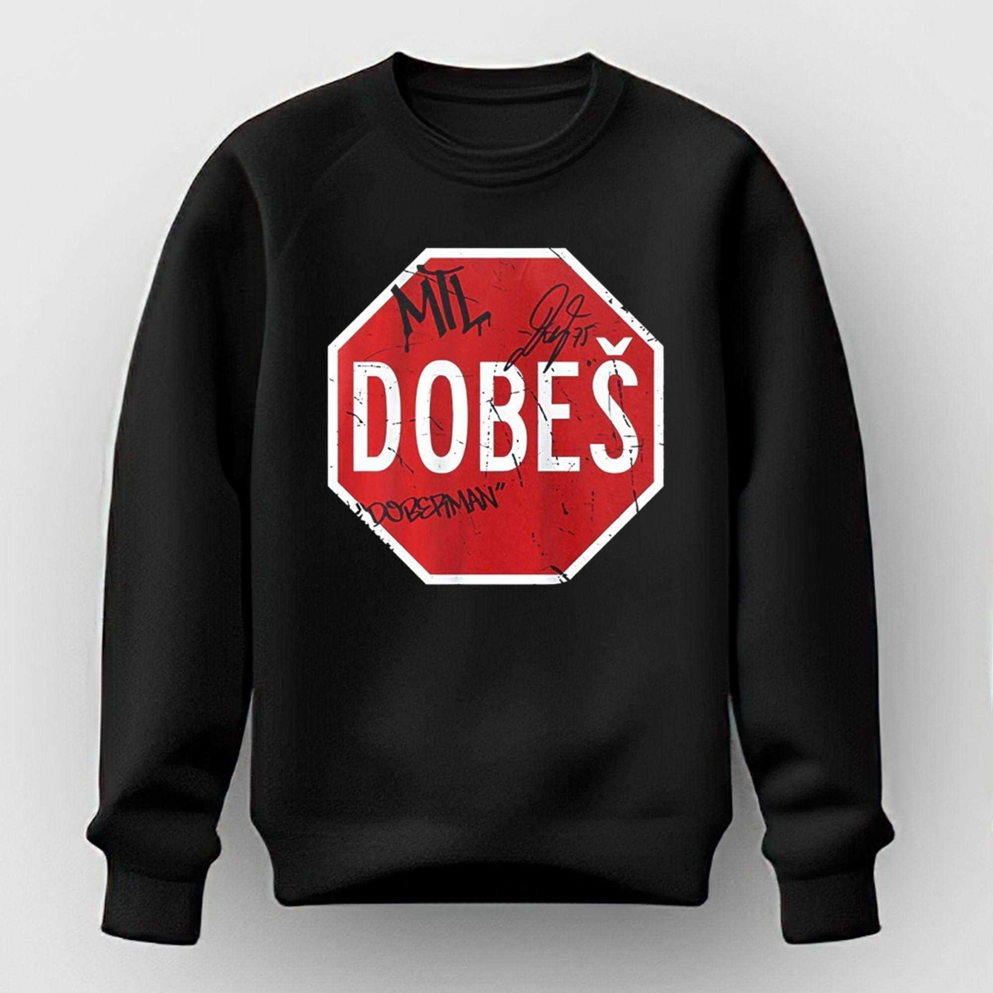Jakub Dobes Montreal Canadiens Nhl Stop Sign Signature Shirt Jakub Dobes Montreal Canadiens Nhl Stop Sign Signature Shirt