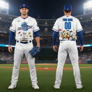 Jersey Shore BlueClaws Peanuts Night Custom Jersey