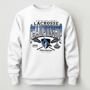 Johns Hopkins Blue Jays NCAA Division I Womens Lacrosse Championship 2026 Tee