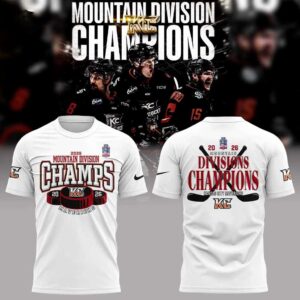 Kansas City Mavericks 2026 Mountain Division Champions For Fan Hoodie