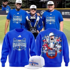 Kansas Jayhawks 2026 Big 12 Baseball Regular Season Champions Tee Hoodies