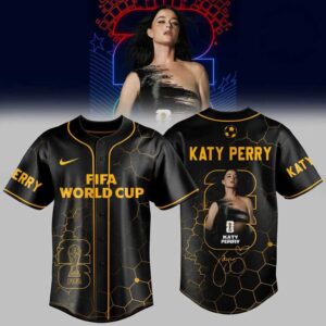 Katy Perry FIFA World Cups 2026 Black Gold Jersey
