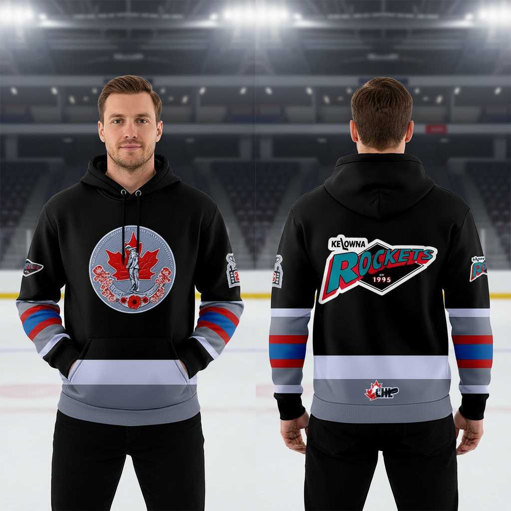Kelowna Rockets Memorial Cup 2026 Commemorative Night Tee Hoodie Kelowna Rockets Memorial Cup 2026 Commemorative Night Tee Hoodie