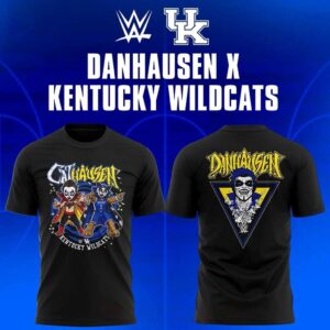 Kentucky Wildcats Black Danhausen Cathausen 2026 Night WWE Tee Hoodies