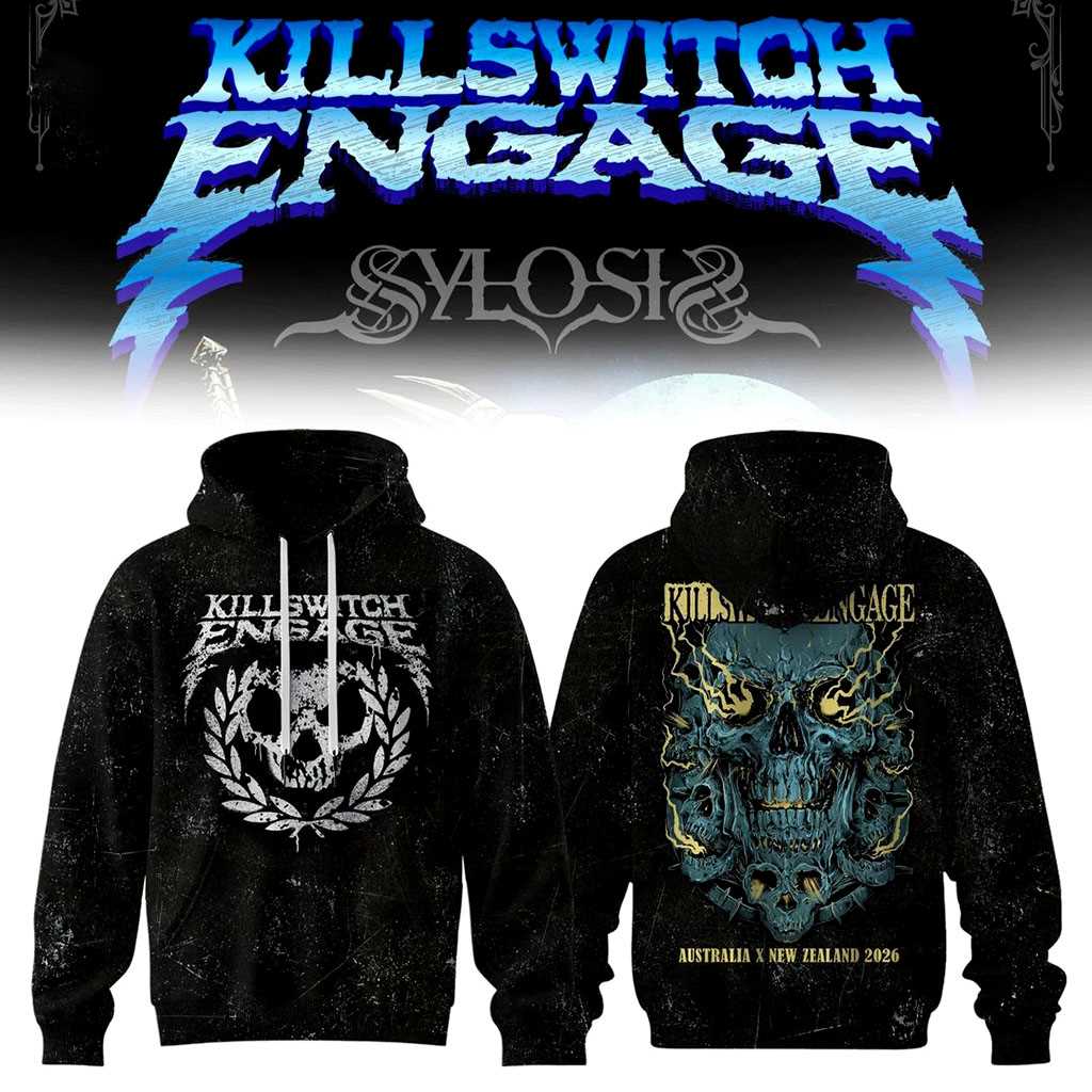 Killswitch Engage AUSTRALIA NEW ZEALAND Hoodie Killswitch Engage AUSTRALIA NEW ZEALAND Hoodie