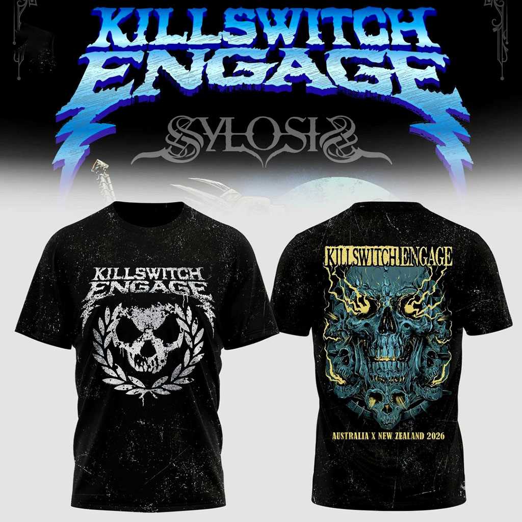 Killswitch Engage AUSTRALIA NEW ZEALAND Hoodie Killswitch Engage AUSTRALIA NEW ZEALAND Hoodie