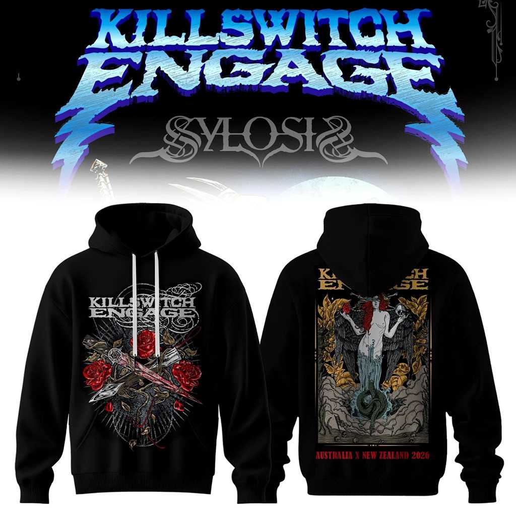 Killswitch Engage Australia New Zealand 2026 Tee Hoodie Killswitch Engage Australia New Zealand 2026 Tee Hoodie