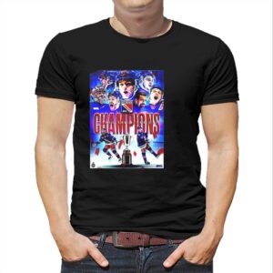 Kitchener Rangers 5x Ohl Champions Poster Shirt