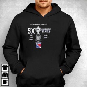 Kitchener Rangers Ontario Hockey League 5x Champions Series Trophy Shirt