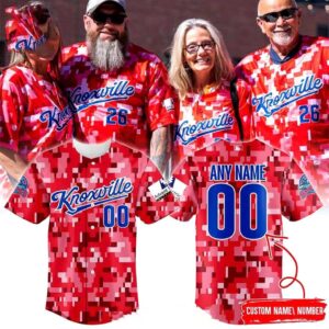 Knoxville Smokies Military Appreciation Night 2026 Custom Baseball Jersey