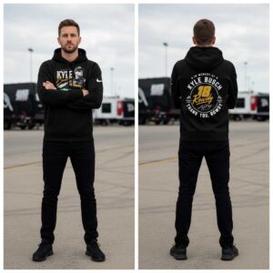 Kyle Busch Remembering The Rowdy Legend Black Hoodie