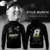 Kyle Busch Remembering The Rowdy Legend Black Hoodie Kyle Busch Remembering The Rowdy Legend Black Hoodie