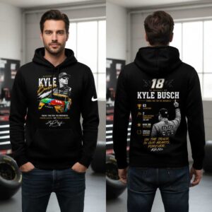 Kyle Busch Remembering The Rowdy Legend Hoodie