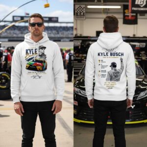 Kyle Busch Rowdy Forever Racing Tribute Hoodie Tee