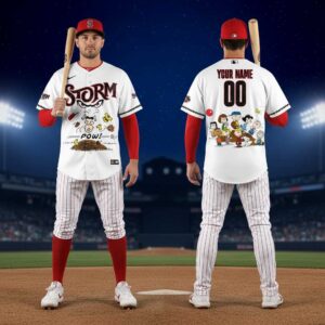 Lake Elsinore Storm Peanuts Night Custom Jersey