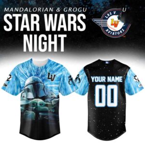 Las Vegas Aviators Mandalorian Star Wars Night Baseball Jersey