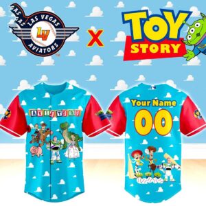Las Vegas Aviators Toy Story Night Custom Name Jersey