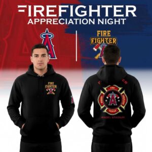 Los Angeles Angels Firefighter Appreciation Night 2026 Tee Hoodie