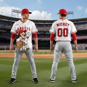 Los Angeles Angels Mickey Mouse 2026 Baseball Jersey