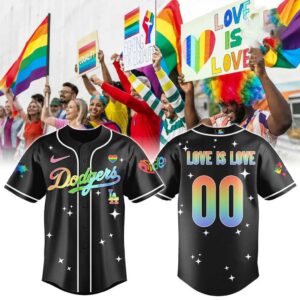 Los Angeles Dodgers Diamond with Pride Baseball Jersey