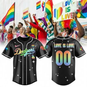 Los Angeles Dodgers Diamond with Pride Baseball Jersey