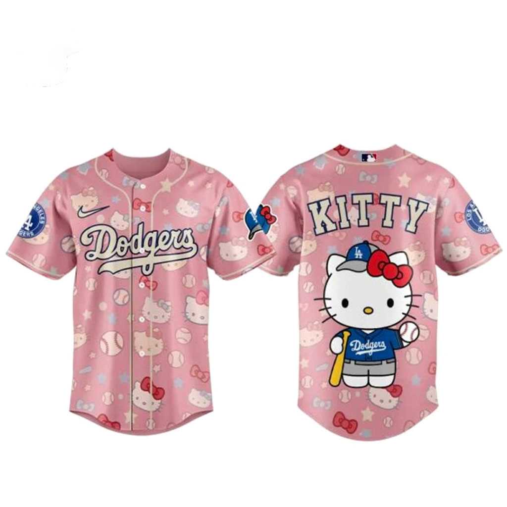 Los Angeles Dodgers Hello Kitty 2026 New Baseball Jersey Los Angeles Dodgers Hello Kitty 2026 New Baseball Jersey