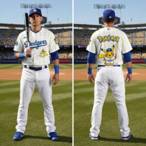 Los Angeles Dodgers Pokemon 2026 Baseball Jersey