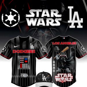 Los Angeles Dodgers Star Wars Black Jersey