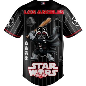 Los Angeles Dodgers Star Wars Black Jersey