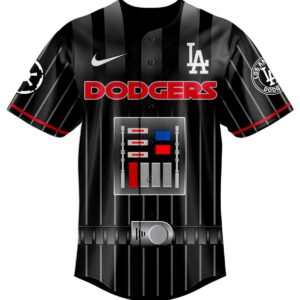 Los Angeles Dodgers Star Wars Black Jersey
