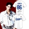 Los Angeles Dodgers TVXQ Changmin Baseball Jersey Los Angeles Dodgers TVXQ Changmin Baseball Jersey