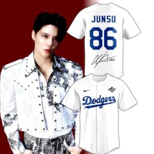 Los Angeles Dodgers TVXQ Junsu Baseball Jersey