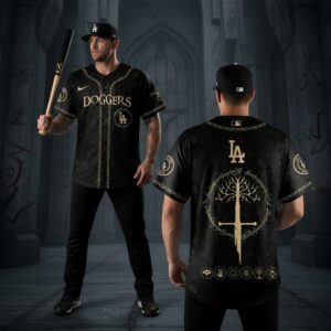 Los Angeles Dodgers The Lord of The Rings 2026 Baseball Game Jersey
