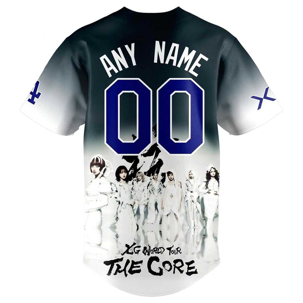 Los Angeles Dodgers XG The Core Tour 2026 Custom Baseball Jersey Los Angeles Dodgers XG The Core Tour 2026 Custom Baseball Jersey