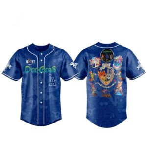 Los Angeles Dodgers Zootopia 10th Anniversary Baseball Jersey