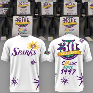 Los Angeles Sparks Since 1997 Classic Night 2026 Tee Hoodies
