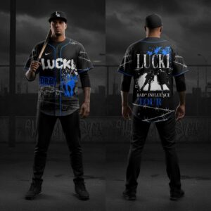 Lucki Bad Influence Tour 2026 Baseball Jersey