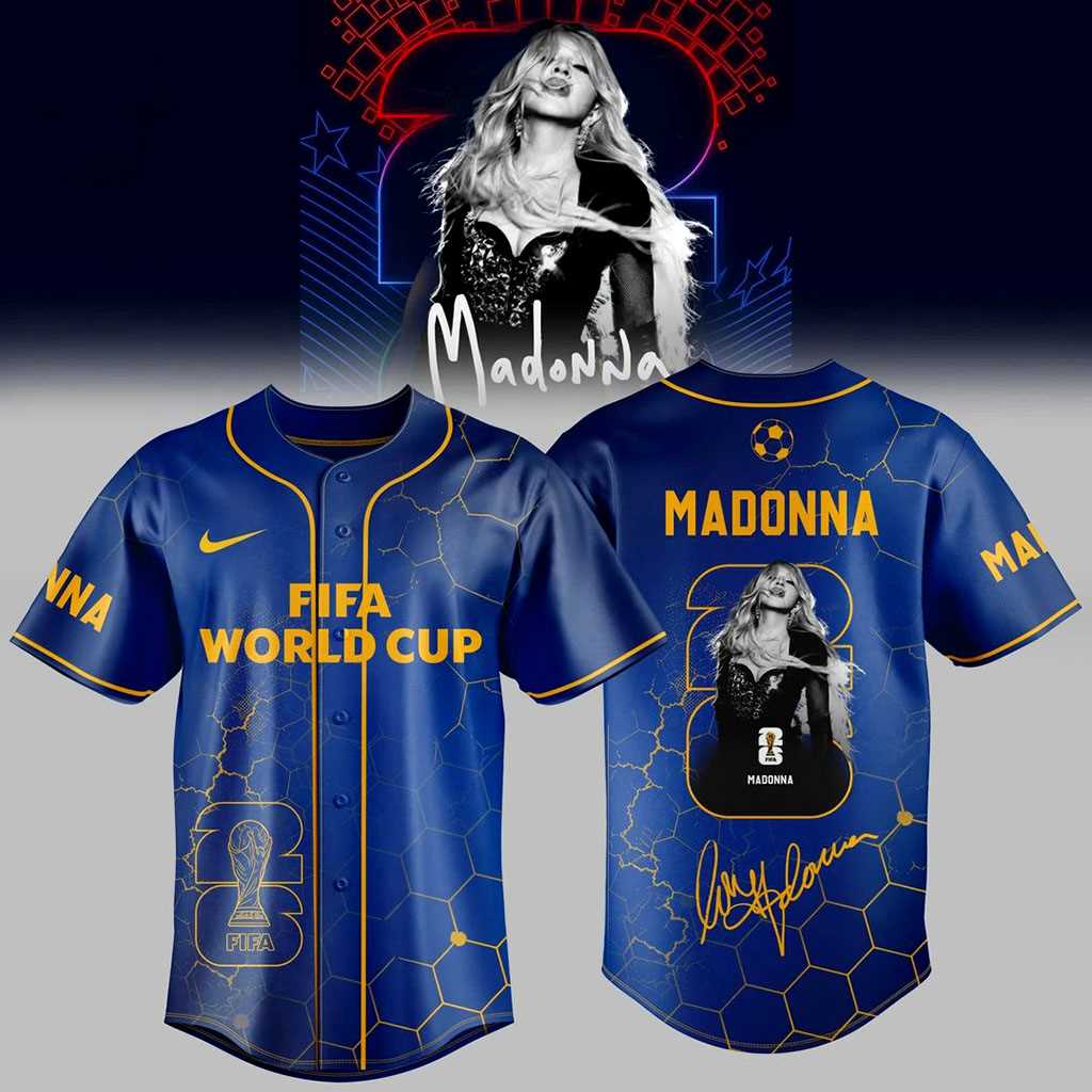 Madonna FIFA World Cups 2026 Limited Edition Jersey Madonna FIFA World Cups 2026 Limited Edition Jersey