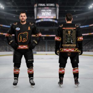 Maryland Black Bears x Robertson Cup Champions 2026 Hockey Jersey