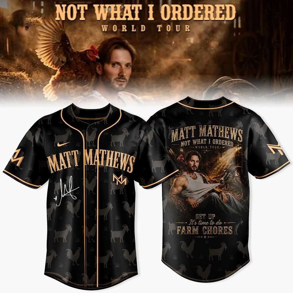 Matt Mathews Not What I Ordered Tour Jersey Matt Mathews Not What I Ordered Tour Jersey