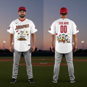 Memphis Redbirds Peanuts Night MiLB 2026 Custom Baseball Jersey